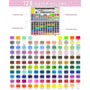 128-Color Watercolor Set – Metallic & Fluorescent Paints with Brushes & Paper