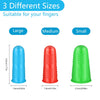 30-Piece Silicone Finger Protectors – Caps for Sewing, Crafts & Hot Glue