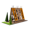 Evergreen Cabin Model – DIY Miniature Building Kit