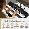 61-Key Portable Keyboard – Beginner Electric Piano with 200 Rhythms & Tones