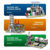 City Street View Building Blocks – 3-in-1 Gas, Lab & Transport Model