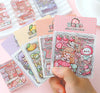 Kawaii Girl & Fruit Scrapbook Stickers