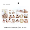 40-Piece PET Character Stickers – DIY Scrapbook & Decorative Stickers