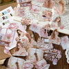 40-Piece PET Character Stickers – DIY Scrapbook & Decorative Stickers