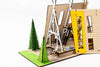 Evergreen Cabin Model – DIY Miniature Building Kit