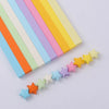 Lucky Star Origami Paper Strips – 540 Sheets, 27 Colors
