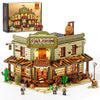 Western Saloon LED Building Set – 2026-Piece Old West Model