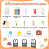 58-Piece Beginner Crochet Kit – Yarn & Ergonomic Hooks, Portable Set