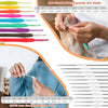 58-Piece Beginner Crochet Kit – Yarn & Ergonomic Hooks, Portable Set