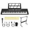 61-Key Digital Music Keyboard – Electric Piano with Mic & Stand for Kids